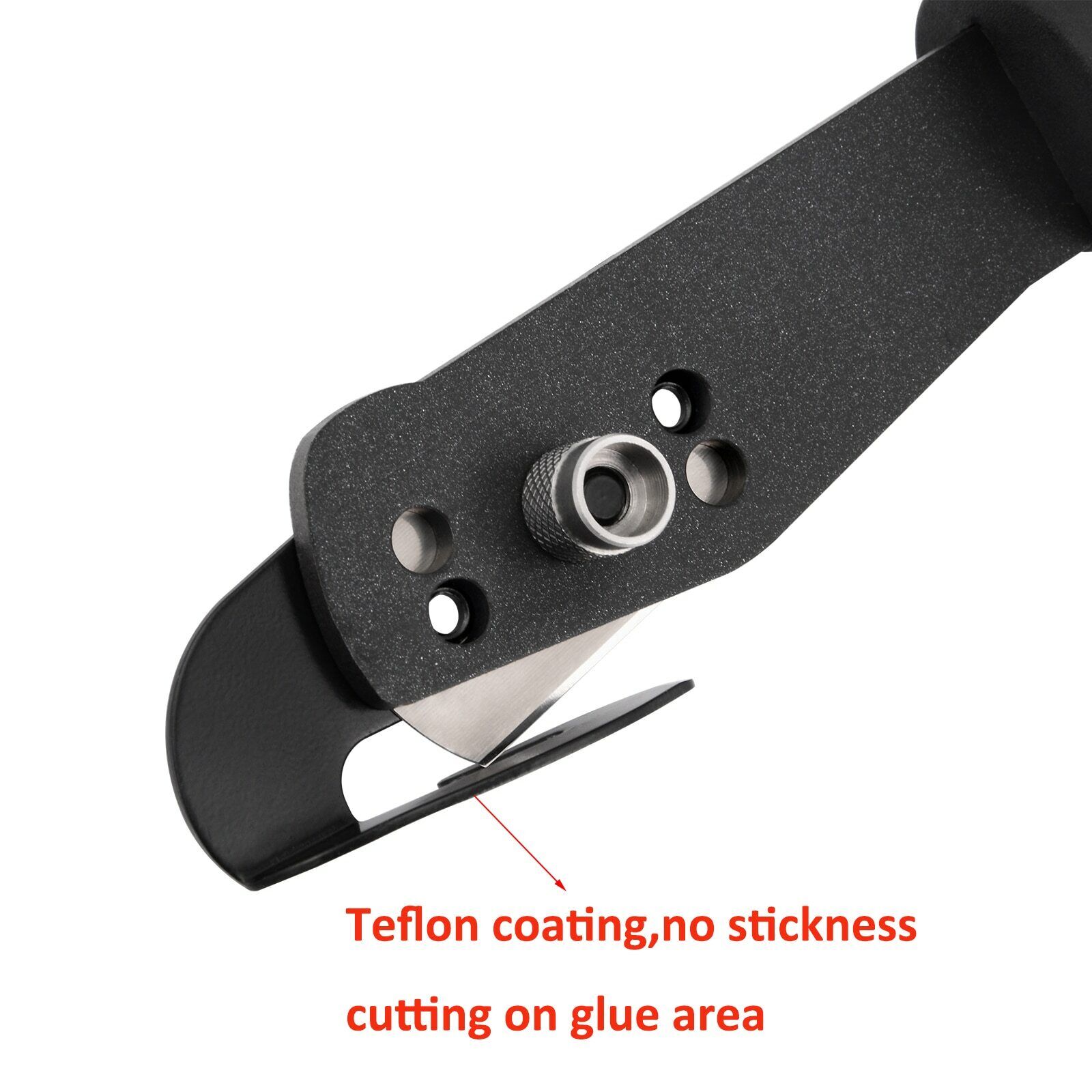 Back Slitter Vinyl Sticker Paper Cutter PTFE Utility Knife & 10 Blades Good Grip - Fresh Stock Dated February 2026