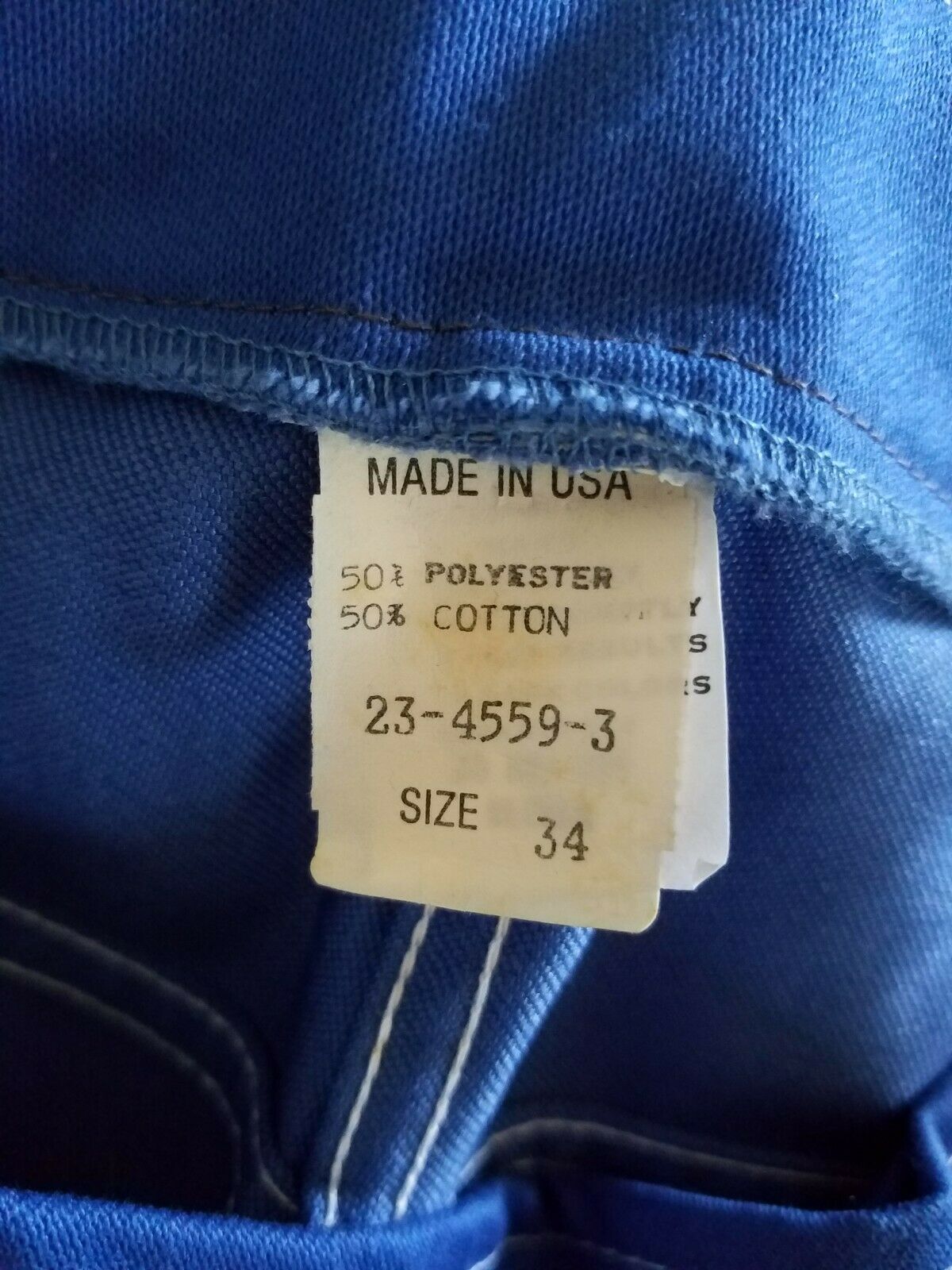 Vintage Skirt 34 Midi Pockets Blue Solid Hippy Boho - Fresh Stock Dated February 2026