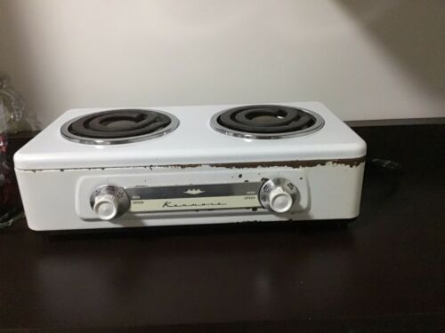 KENMORE Portable Electric Dual 2 Burner Hot Plate Stove Top, Vintage works - Fresh Stock Dated December 2025