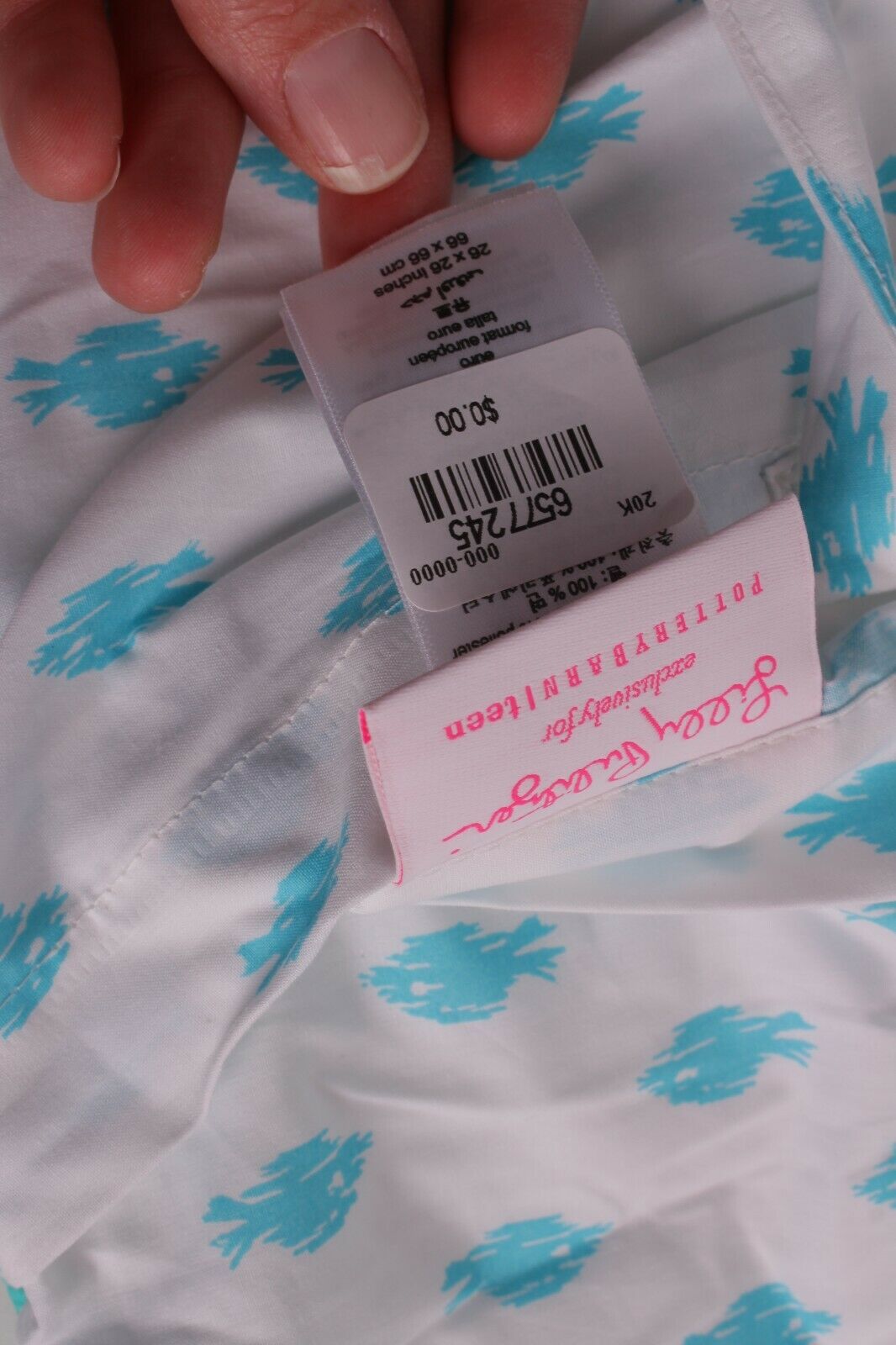 New Pottery Barn PB Teen Lilly Pulitzer Home Slice euro sham - Fresh Stock Dated December 2025