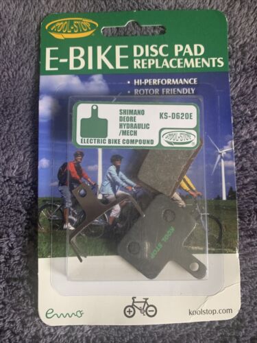 Kool-Stop Shimano Deore Disc Brake Pads, Electric Compound E-Bike Hi-Performance - Fresh Stock Dated February 2026