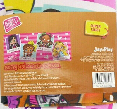 BOXY GIRLS BODY PILLOW COVER Super Soft (20 inches x 54 inches) NEW - Fresh Stock Dated December 2025