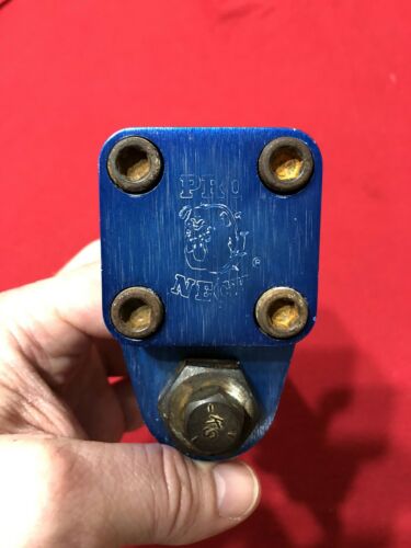 BLUE PRO NECK BULLDOG ORIGINAL STEM GOOSE NECK TUF OLD SCHOOL BMX NATIONAL PRO - Fresh Stock Dated December 2025