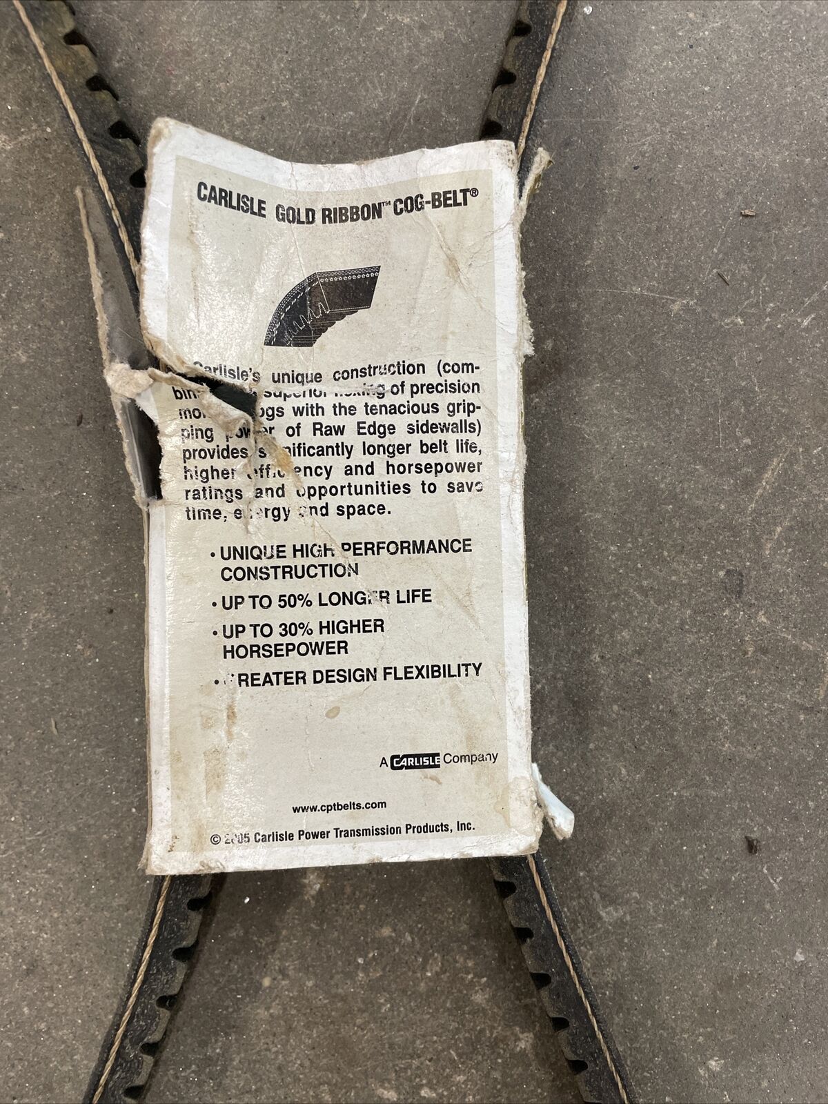 Dayco #BX50 PREMIUM INDUSTRIAL V-BELT 16XC1345 - Fresh Stock Dated February 2026