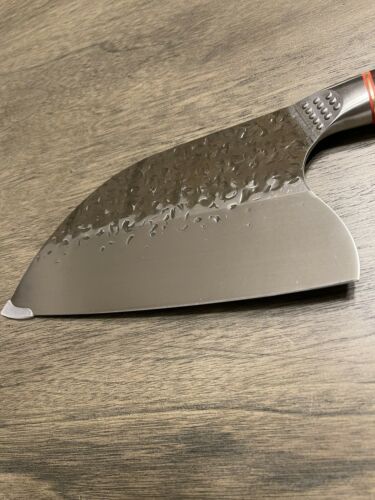 Serbian Handmade Forged Butcher Chef Knife Chopping Cleaver Kitchen Knife - Fresh Stock Dated December 2025