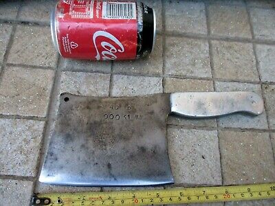 Vintage Handmade Signature Old Meat Cleaver Butcher Carbon Steel Knife Chopper - Fresh Stock Dated December 2025