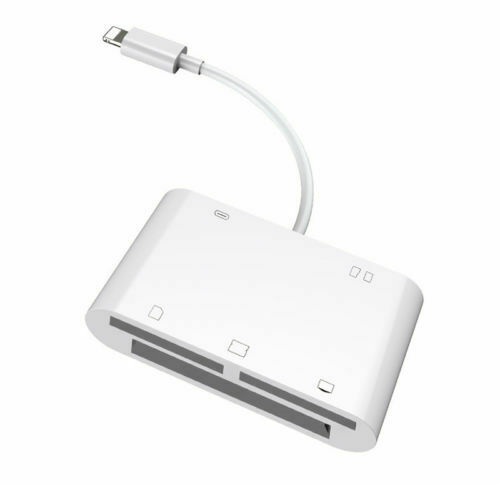 6in1 USB Memory Card Reader For iPad iPhone XR X 8 iOS 12 Camera Connection Kit - Fresh Stock Dated February 2026