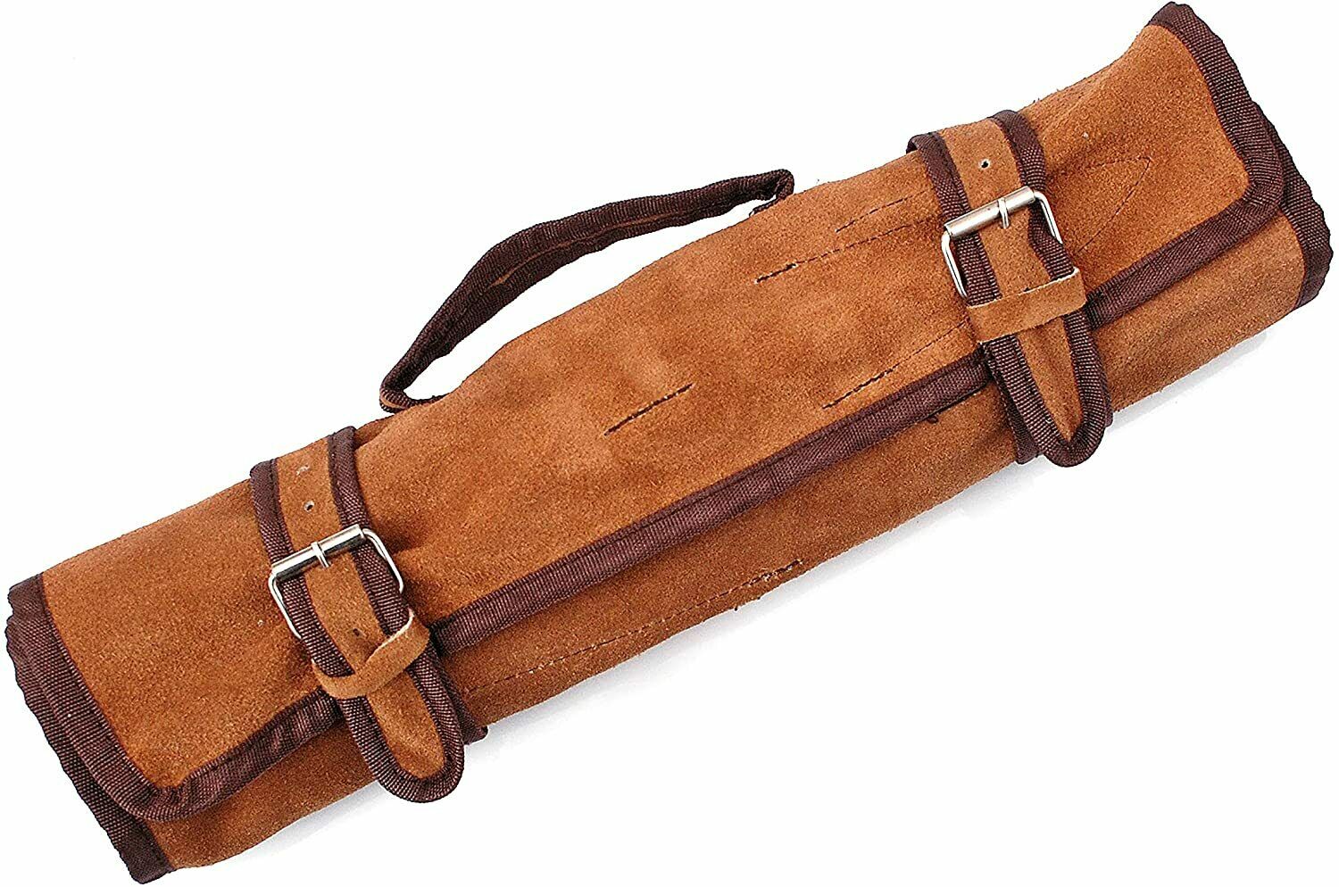 Handmade Kitchen Damascus Knife Set, 6 Piece Kitchen Chef Knife Set with Leather - Fresh Stock Dated December 2025