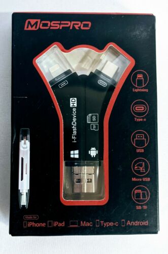 MOSPRO card1 Black Trail Camera Viewer 4 in 1 card reader - Fresh Stock Dated February 2026