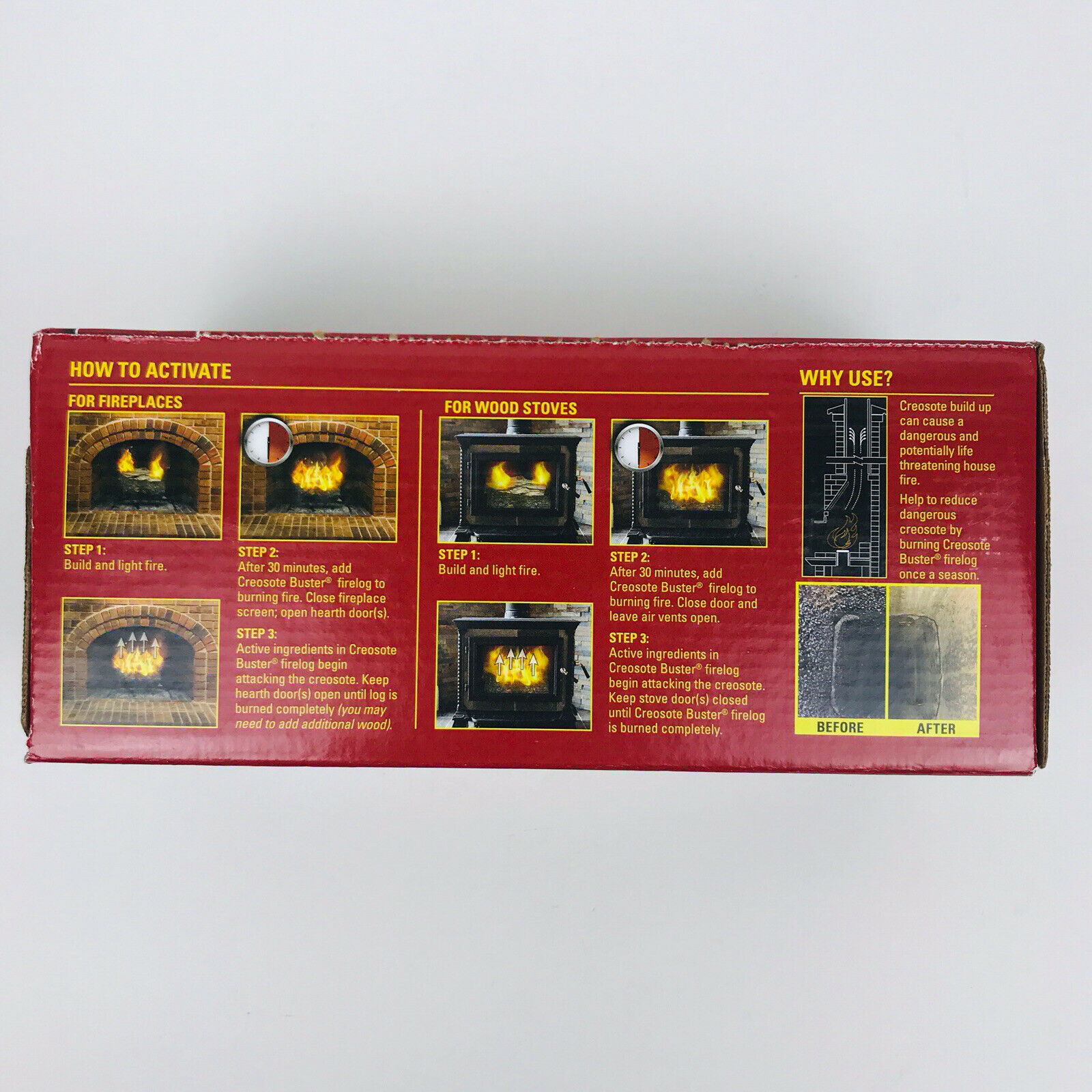 Pine Mountain Creosote Buster Safety Fire Log First Alert 3.5 Lb - 149547 New - Fresh Stock Dated December 2025