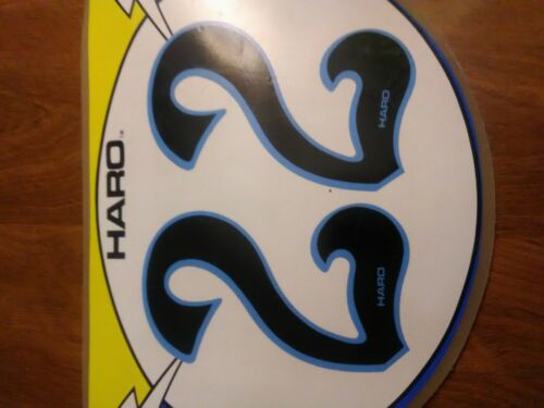 Haro Lightning Bolt Number Plate Bmx - Fresh Stock Dated December 2025