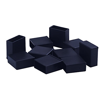 BUSHIBU 20 Pcs Black Clear Plastic USB A Male Anti-Dust Plug Stopper Cap Cover - Fresh Stock Dated February 2026