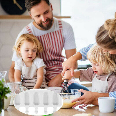 7 Holes Silicone Ice Cream Molds Lolly Chocolate  Homemade Maker Oval Mould DIY. - Fresh Stock Dated December 2025