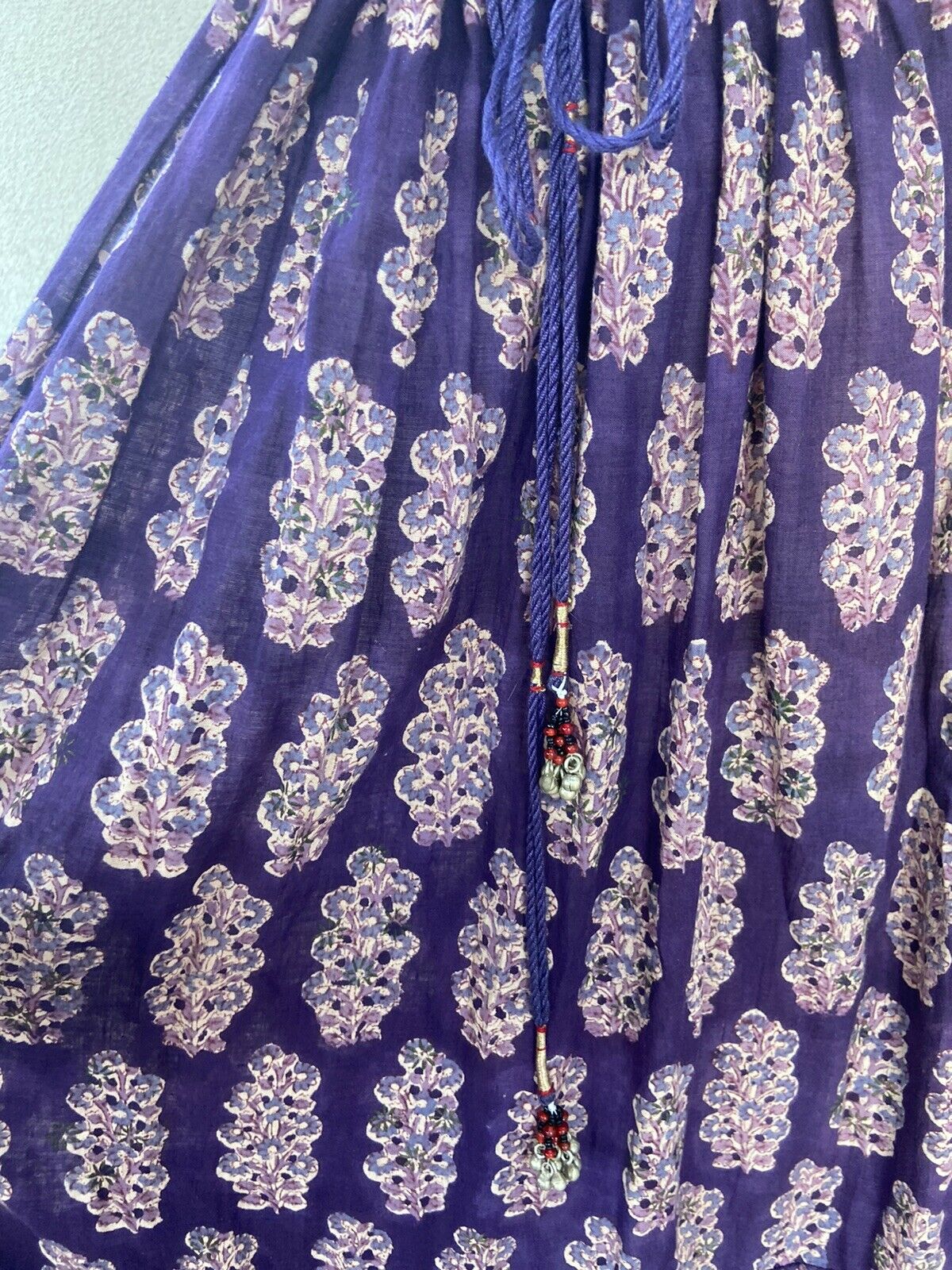 Vintage hippie Phool cotton gauze vest skirt purples XS - Fresh Stock Dated March 2026