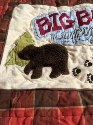 Woolrich Big Bear Campground Red Plaid Standard Pillow Sham Camp Lodge Cabin - Fresh Stock Dated December 2025