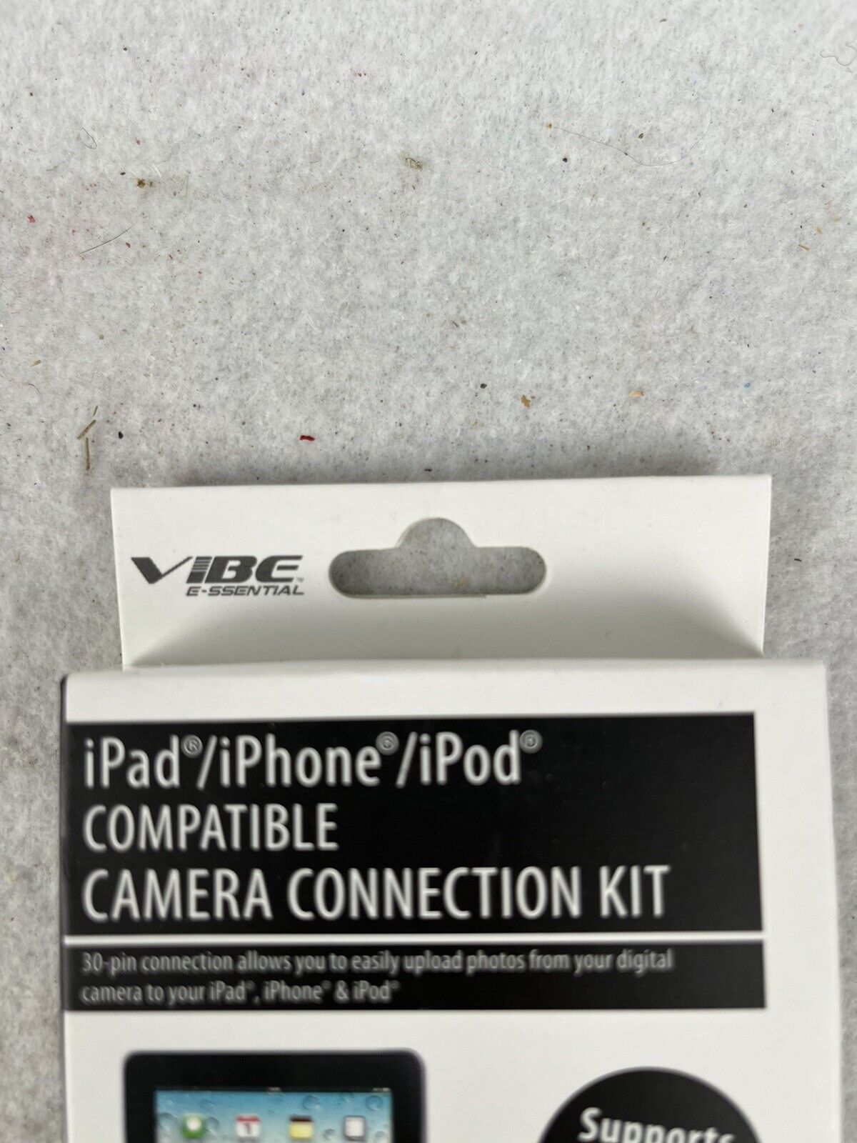 VIBE VE-1716 Compatible Camera Connection Kit for iPad, iPhone and iPod - Fresh Stock Dated February 2026