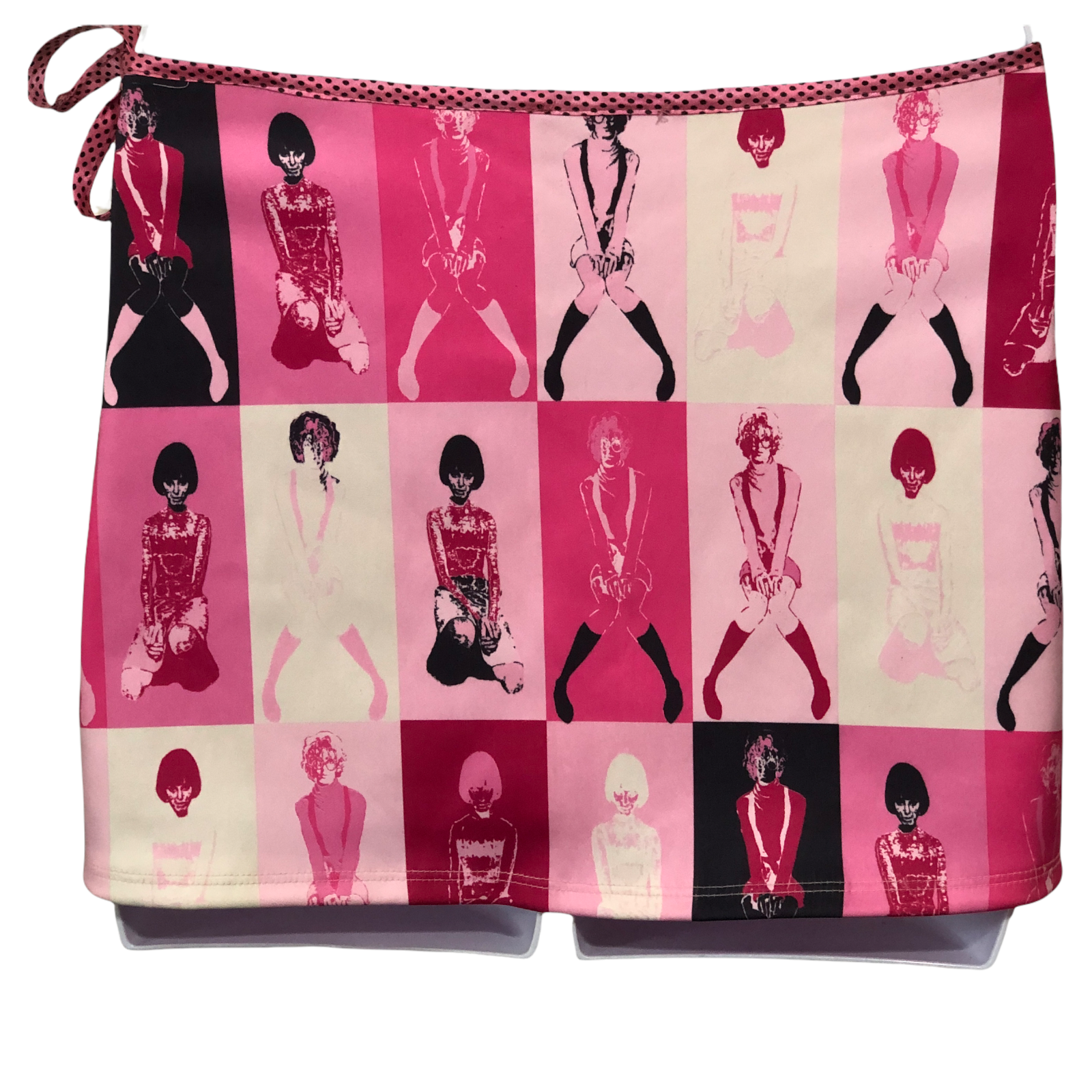 Casting France Womens Pink Skirt Go Go Mini 1960s Halloween Costume Clubwear T3 - Fresh Stock Dated March 2026