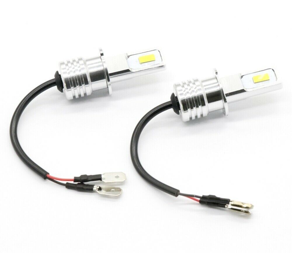 55W H3 LED Bulbs DRL Fog Light Lamps for Polaris Slingshot S SL SLR 2015-2019 2X - Fresh Stock Dated February 2026