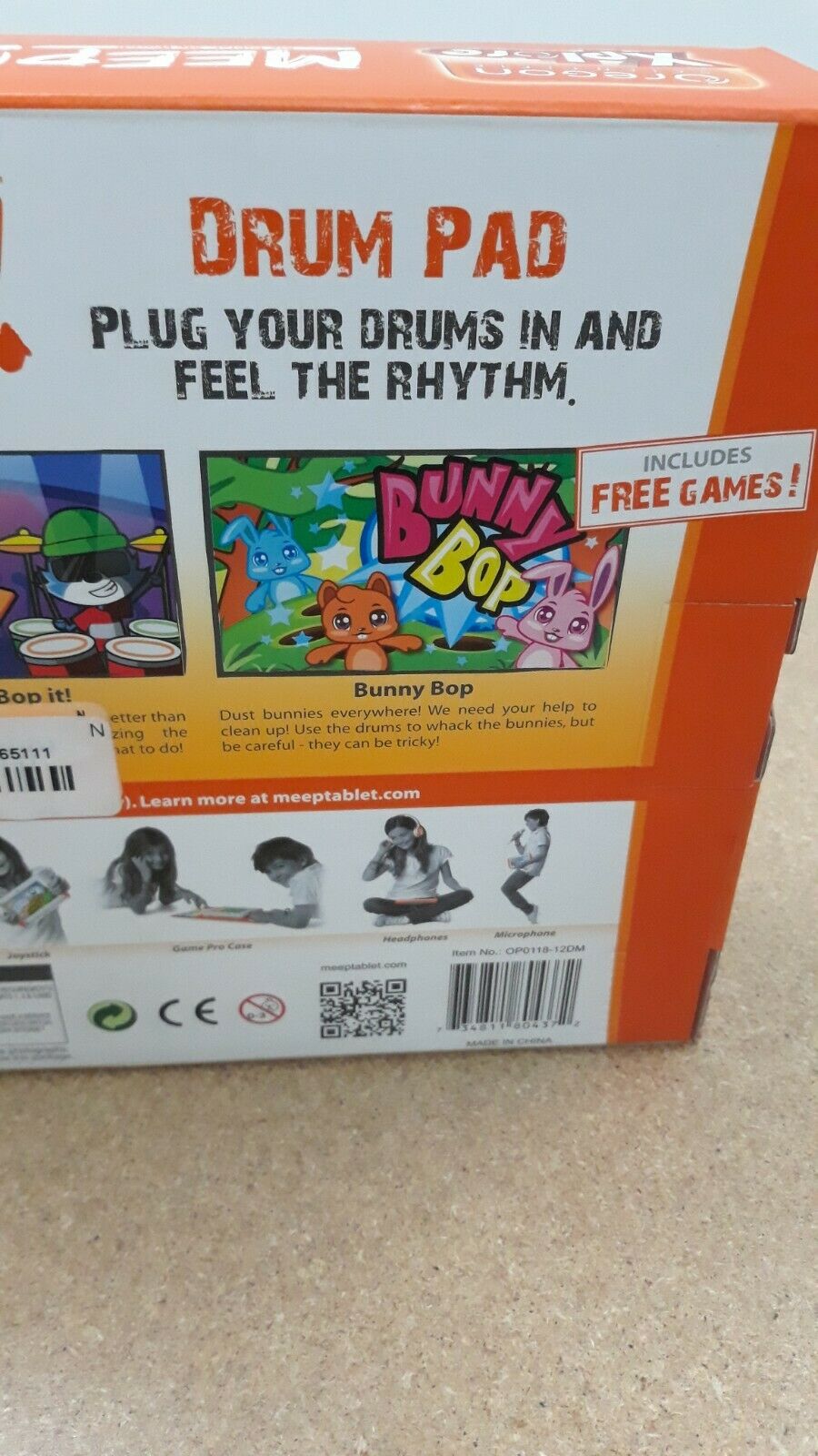 Oregon Scientific Xplore Meep! Drum pad. Includes free games - Fresh Stock Dated February 2026