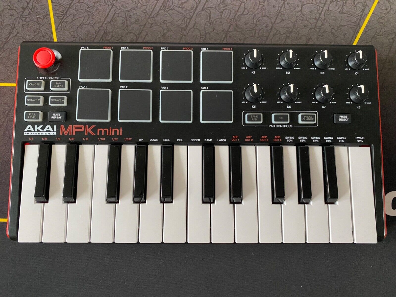 Akai Professional Compact Keyboard and Pad Controller MPK Mini MIDI NEVER USED! - Fresh Stock Dated February 2026