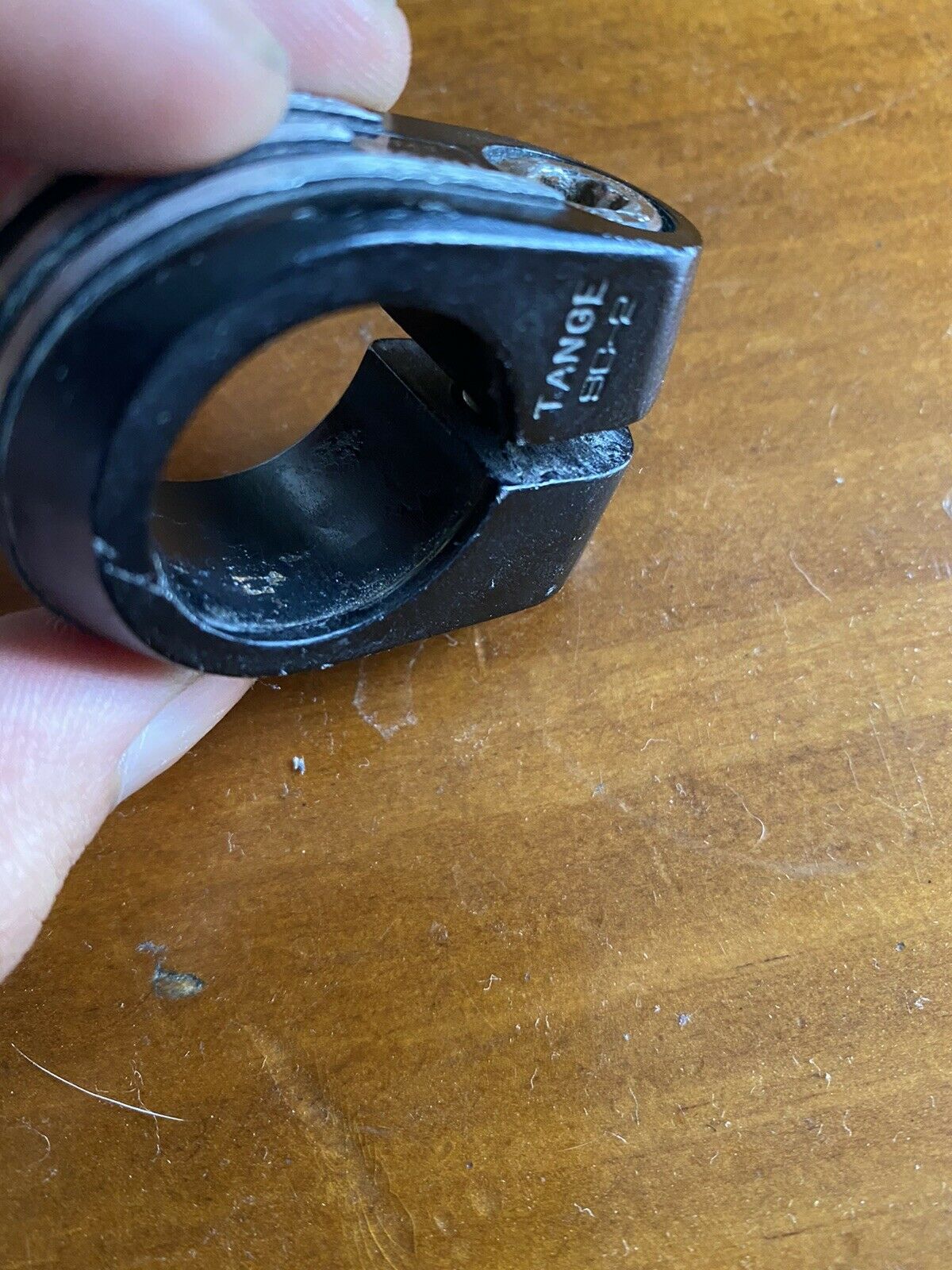 Old School Tioga Tange Sc-2 Kuwahara Kz1 Nova Bmx Seat Clamp Black Japan - Fresh Stock Dated December 2025