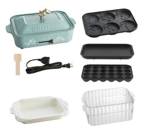 BRUNO Compact Hot Plate BOE059-BGR (Moomin) Japan Domestic AC:100 - Fresh Stock Dated December 2025