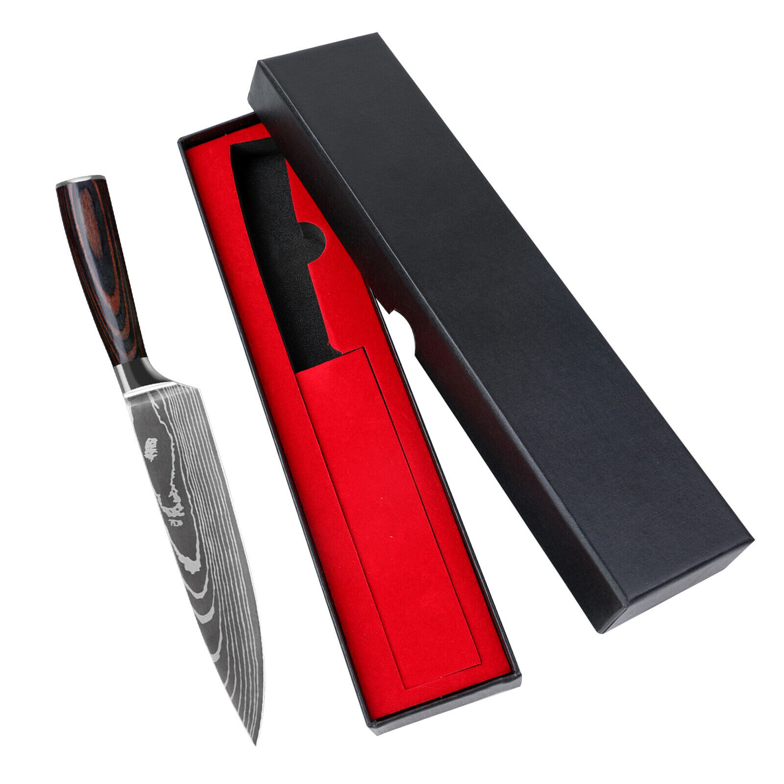 Kitchen Chef Knife Stainless Steel 8/7 Inch Sharp Paring Meat Vegetables Fruit - Fresh Stock Dated December 2025