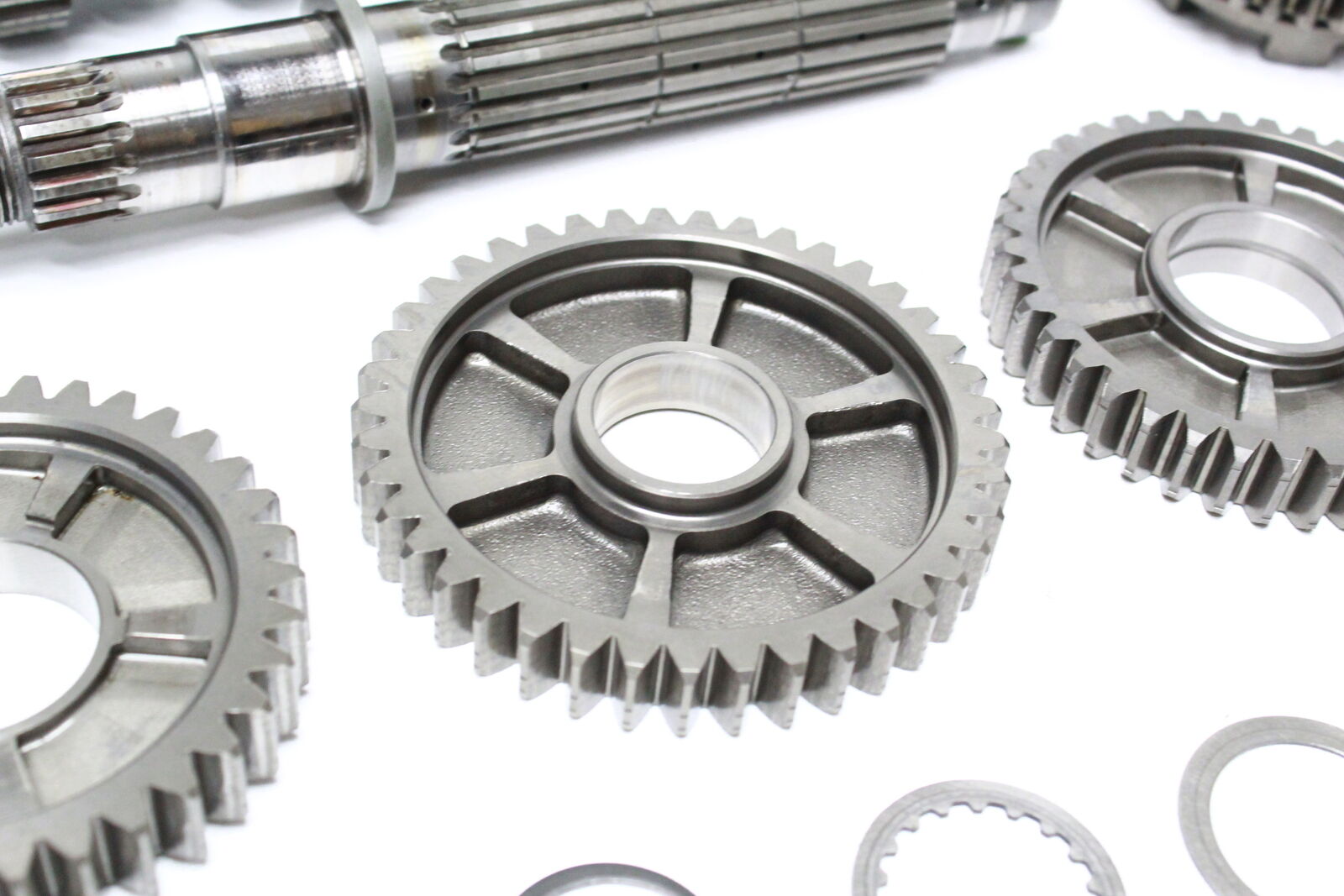 09-16 Suzuki GSX-R1000 - OEM Transmission - Input Output Shaft Gears - Fresh Stock Dated February 2026