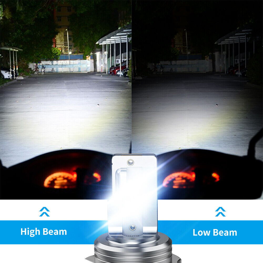 H4 9003 LED Headlight Bulb For Yamaha V Star 650 XVS650 XVS650A XVS650AT 04-10 - Fresh Stock Dated February 2026