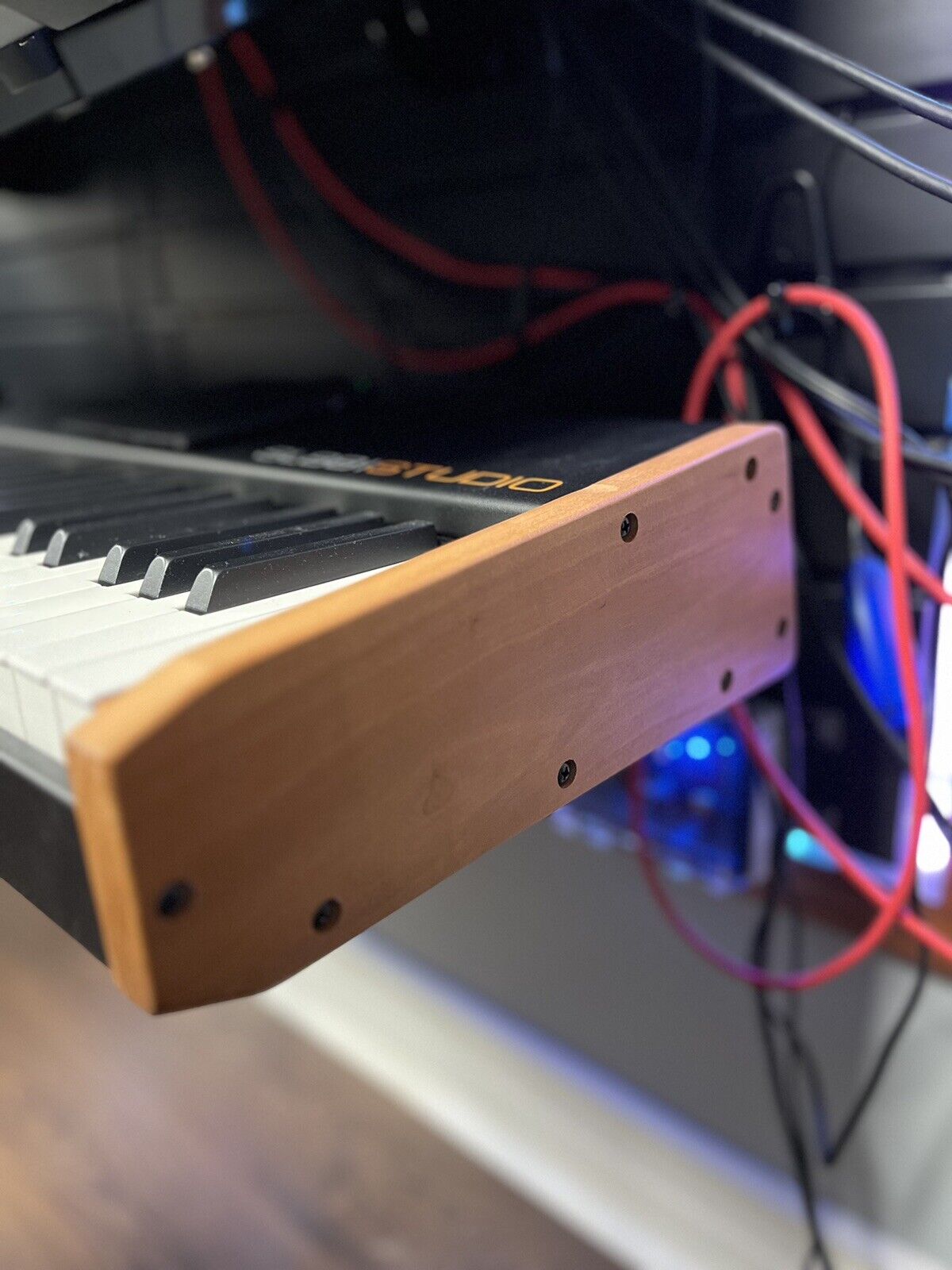 Studiologic SL88 Studio - SL88 Grand - SL73 Left & Right Cherry Wood End Caps - Fresh Stock Dated February 2026