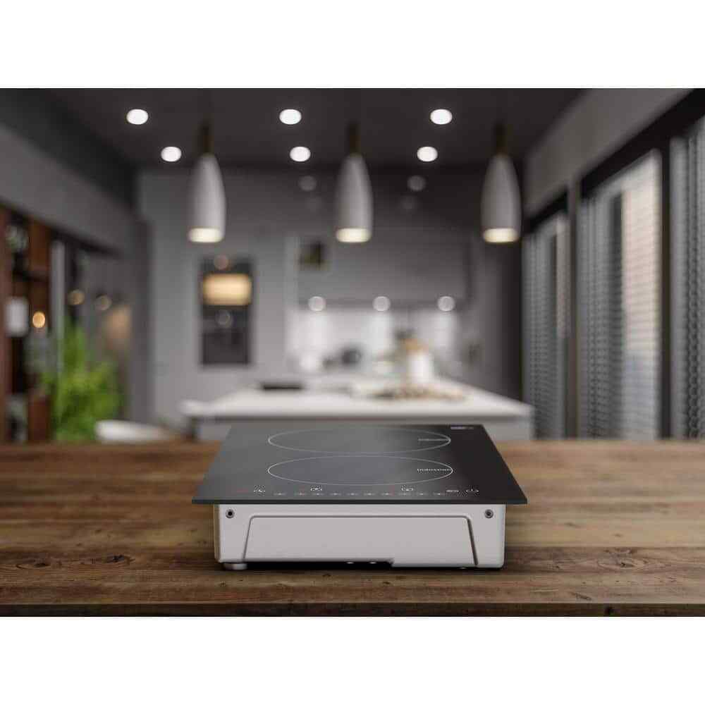 11 In. X 20 In. Ceramic Top Dual Induction Cooktop Portable Modular Induction - Fresh Stock Dated February 2026