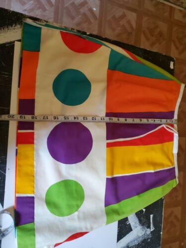 VTG 60s DAVID SMITH MASSACHUSETTS SKIRT SKORT COLORFUL MOD RETRO HIP GOGO SZ 12 - Fresh Stock Dated December 2025