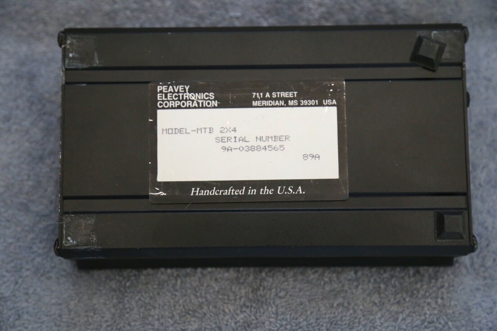 Vintage Peavey MDB 2X4 MIDI Distribution Box with AC Power Supply and manual - Fresh Stock Dated February 2026