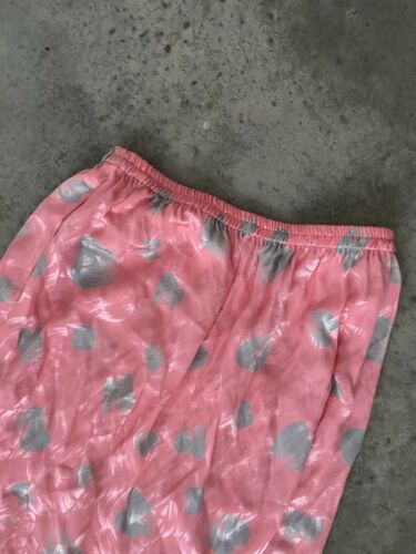 Nora Noh Pink Grey Silk Midi Drop Waist Skirt Size 10 - Fresh Stock Dated February 2026