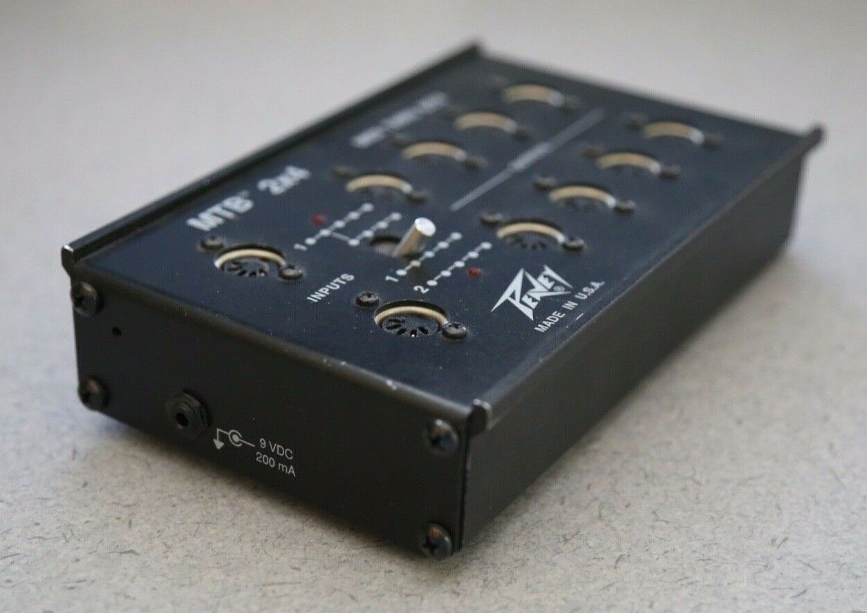 Vintage Peavey MDB 2X4 MIDI Distribution Box with AC Power Supply and manual - Fresh Stock Dated February 2026