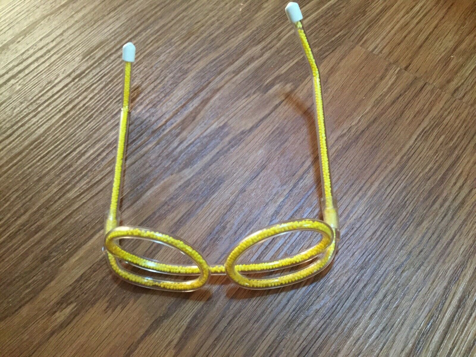 Novelty Eyeglasses with Yellow Beads Super Cute - Fresh Stock Dated February 2026