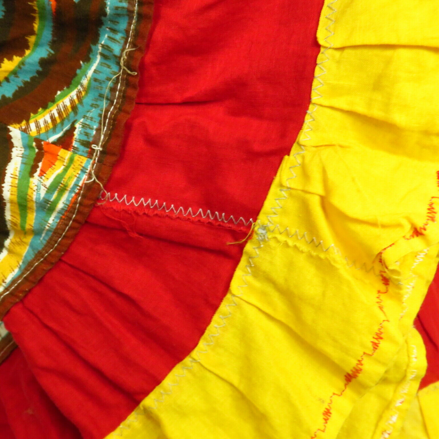 Vintage Boho Circle Skirt Size XS AS IS Needs Repair - Fresh Stock Dated February 2026