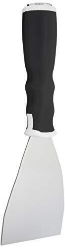 Amazon Basics Soft Grip, Heavy Duty, Bent Scraper with Pole Socket & Hammer End - Fresh Stock Dated February 2026