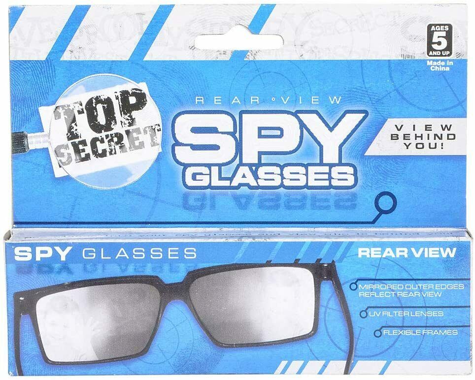 Spy Look Behind Sunglasses (1 pack)  Detective Gadget. Perfect Party Favors. - Fresh Stock Dated February 2026