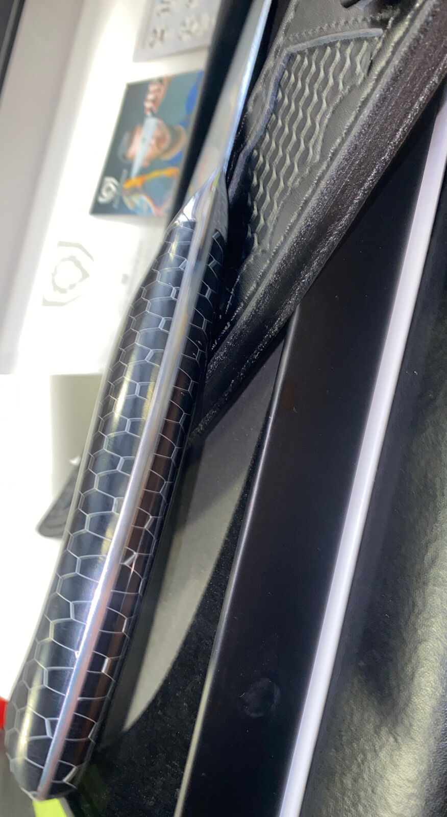 Dalstrong Frost Fire Series 8” Chef Knife w Honeycomb Handle Design Sheath - Fresh Stock Dated December 2025