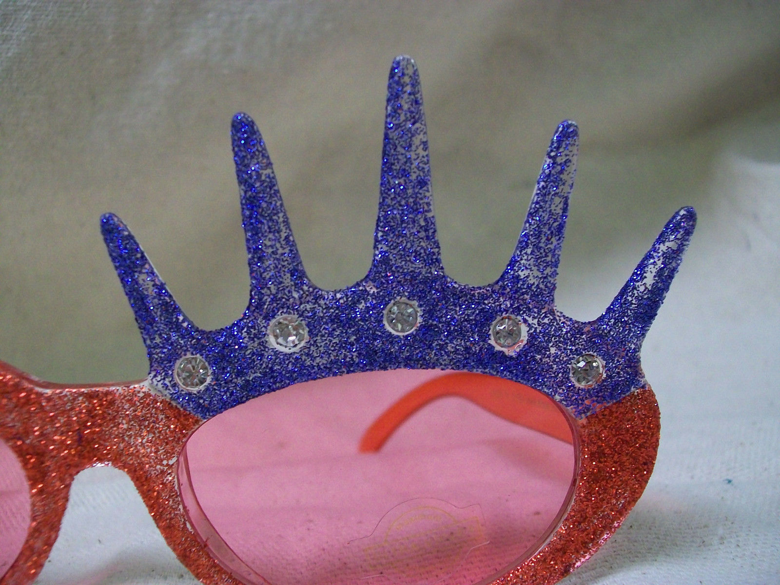 Glitter Patriotic Statue Liberty Sunglasses USA Fun 4th July Costume Glasses BBQ - Fresh Stock Dated February 2026