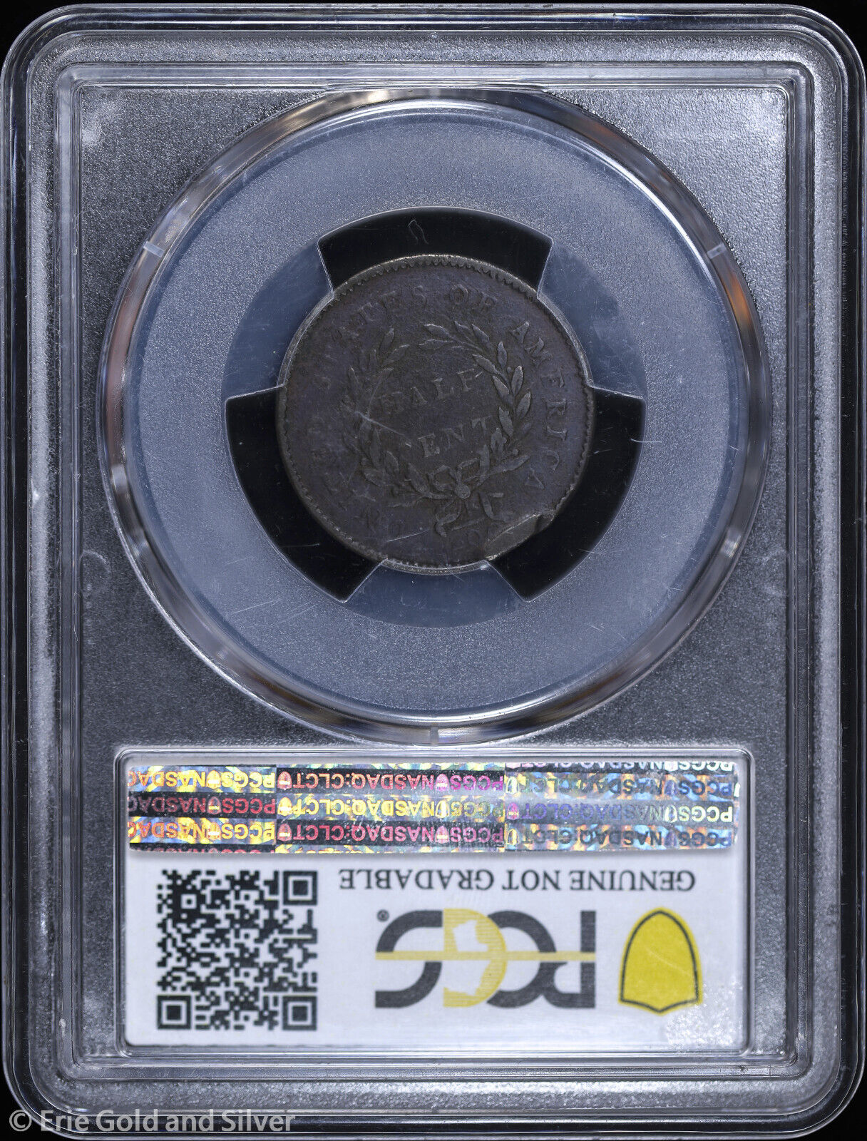 1794 1/2C Liberty Cap Half Cent PCGS Genuine VF Detail | C-1a Large Edge Letters - Fresh Stock Dated February 2026