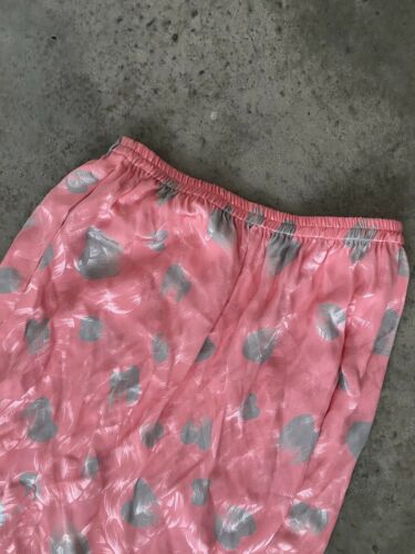 Nora Noh Pink Grey Silk Midi Drop Waist Skirt Size 10 - Fresh Stock Dated February 2026