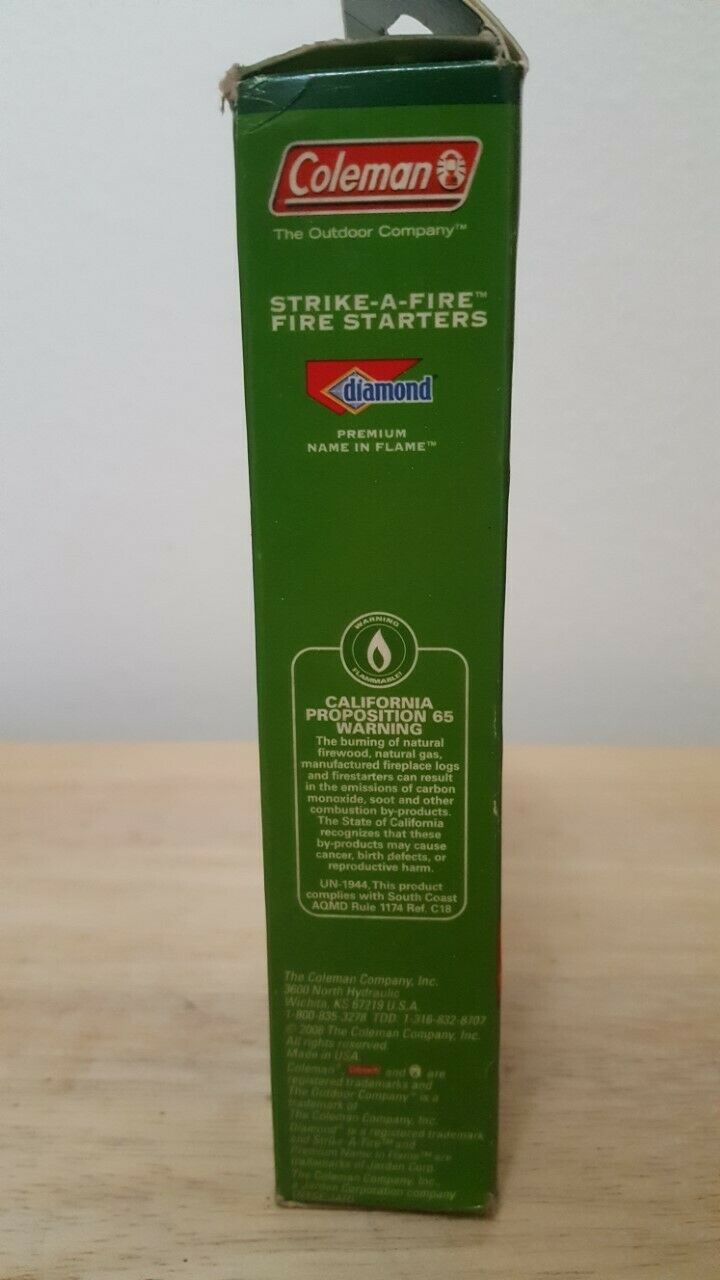 Coleman - Strike-a-Fire Strike Match/Fire - Grilling BBQ Camping - Fresh Stock Dated December 2025