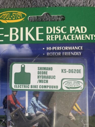 Kool-Stop Shimano Deore Disc Brake Pads, Electric Compound E-Bike Hi-Performance - Fresh Stock Dated February 2026