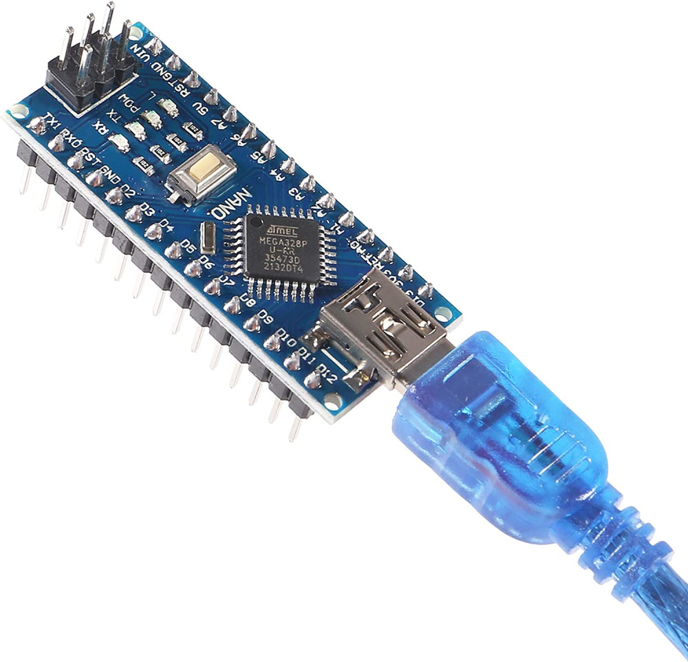 DWEII 2PCS for Nano V3.0 ATMEGA328P Module CH340C Chip 5V 16MHz Mini USB... - Fresh Stock Dated February 2026