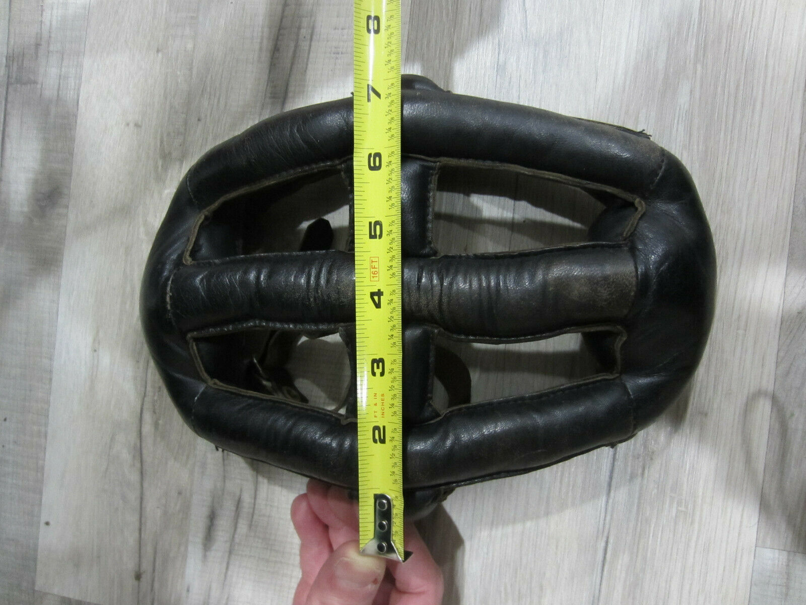 Vintage John F. Kucharik Vintage LEATHER BICYCLE HELMET -Cycling Bike Helmet - Fresh Stock Dated December 2025