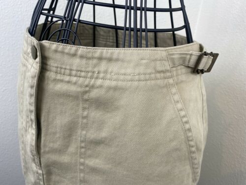 Vintage 90s Beige Buckled Petite Sophisticates Mini Skirt Size 2 - Fresh Stock Dated February 2026