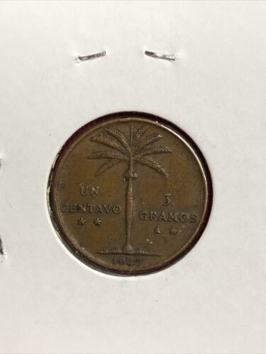 1947~~ Dominican Republic 1 Centavo Coin, Circulated - Fresh Stock Dated February 2026