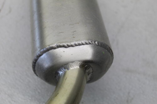 87-92 YAMAHA YSR50 DG FULL EXHAUST SILENCER HEADER HEAD PIPE EXPANSION CHAMBER - Fresh Stock Dated February 2026